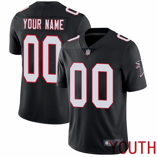Limited Black Youth Alternate Jersey NFL Customized Football Atlanta Falcons Vapor Untouchable->customized nfl jersey->Custom Jersey